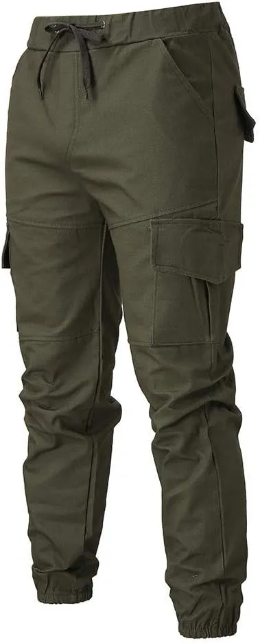 Nyybw Mens Hiking Cargo Pants - Fashion Joggers Cycling Sports Pants Casual Cargo Pants Gym Sweatpants Trousers Long Pants