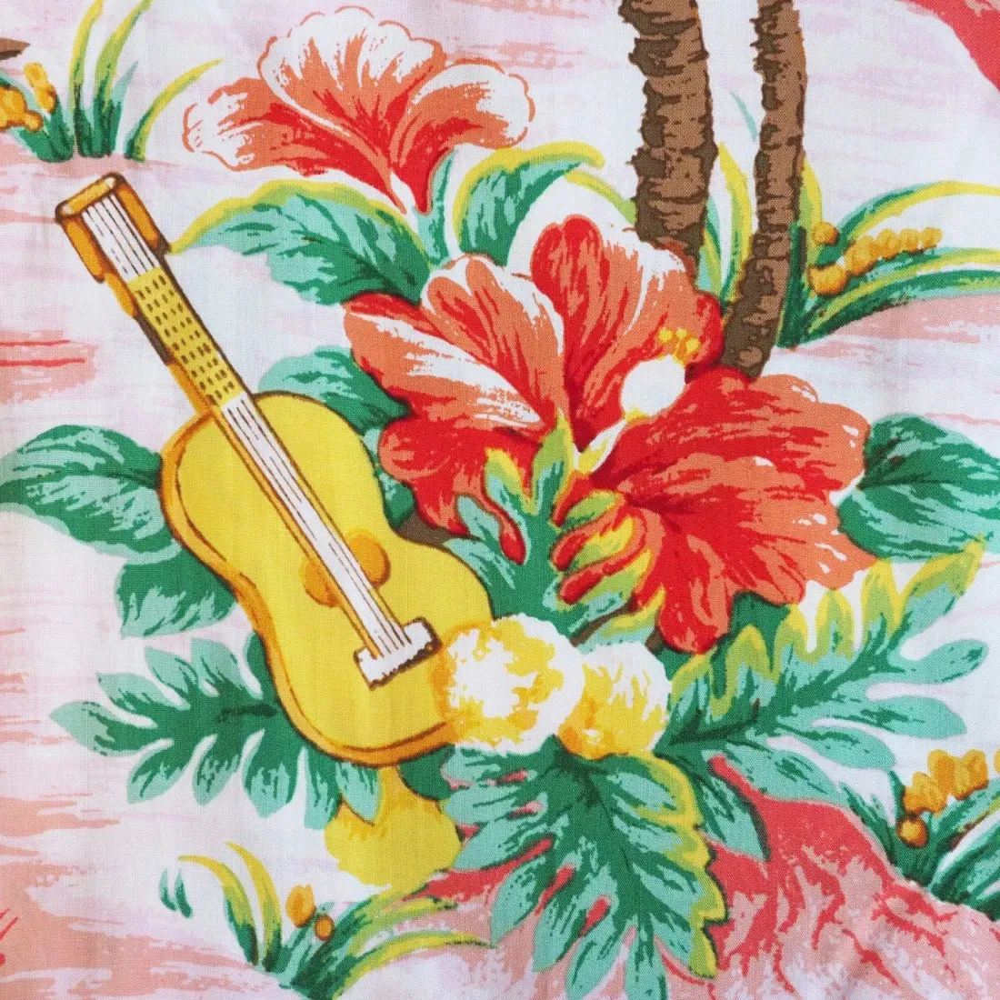 Ocean Life Pink Hawaiian Boy Shirt