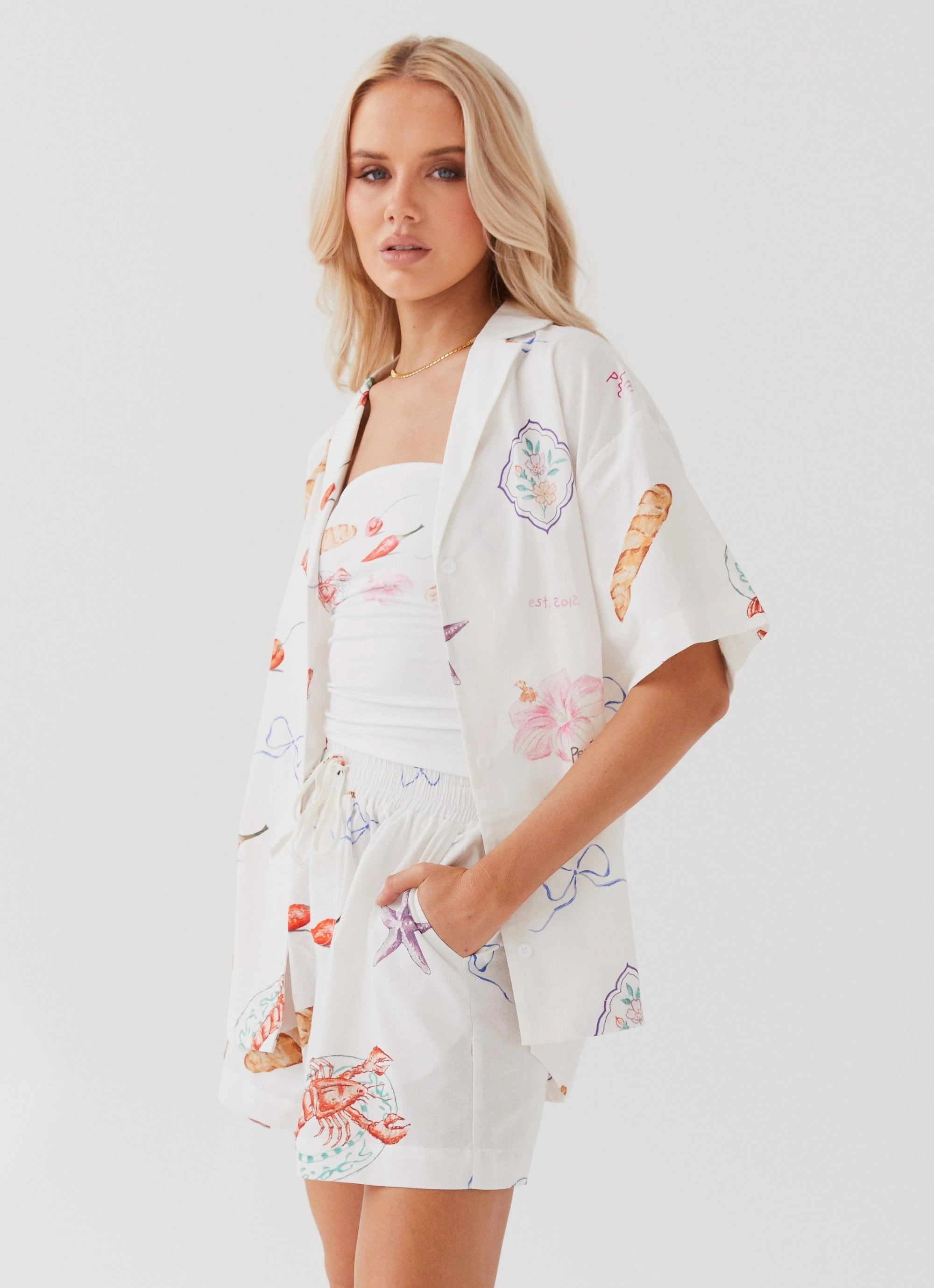 Sweet Relief Oversized Linen Shirt - Banchetto YarnDyedFabric Friction Resistant Edges