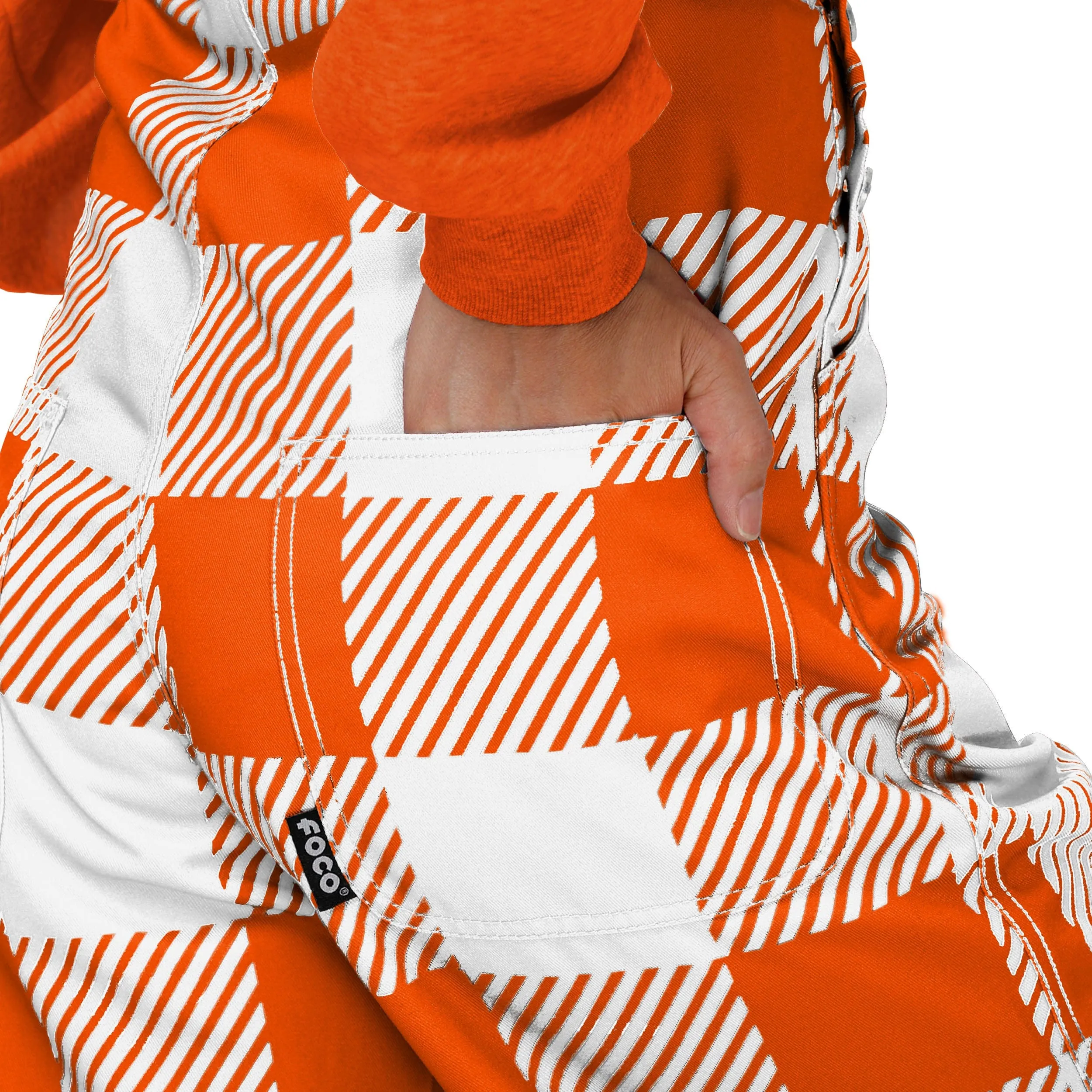 Oklahoma State Cowboys NCAA Womens Plaid Bib Overalls