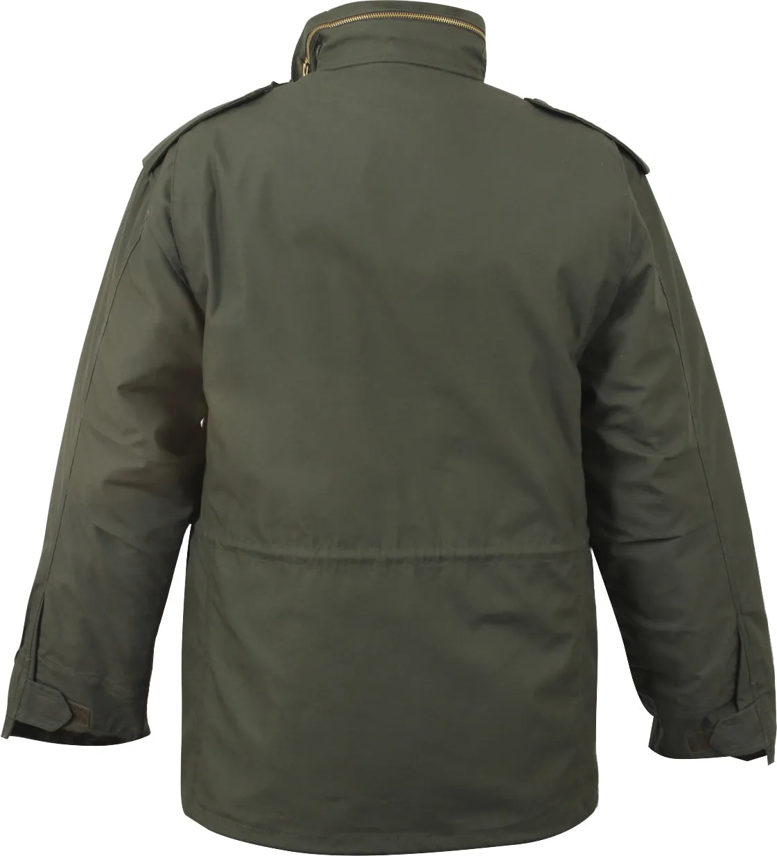 Olive Drab - Tactical M-65 Field Jacket Army Coat M1965 - Poly/Cotton with Liner