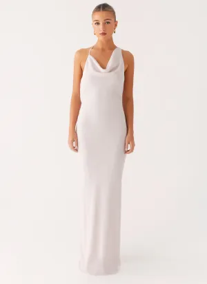 Opal Glow Maxi Dress - Off White Joyful Look