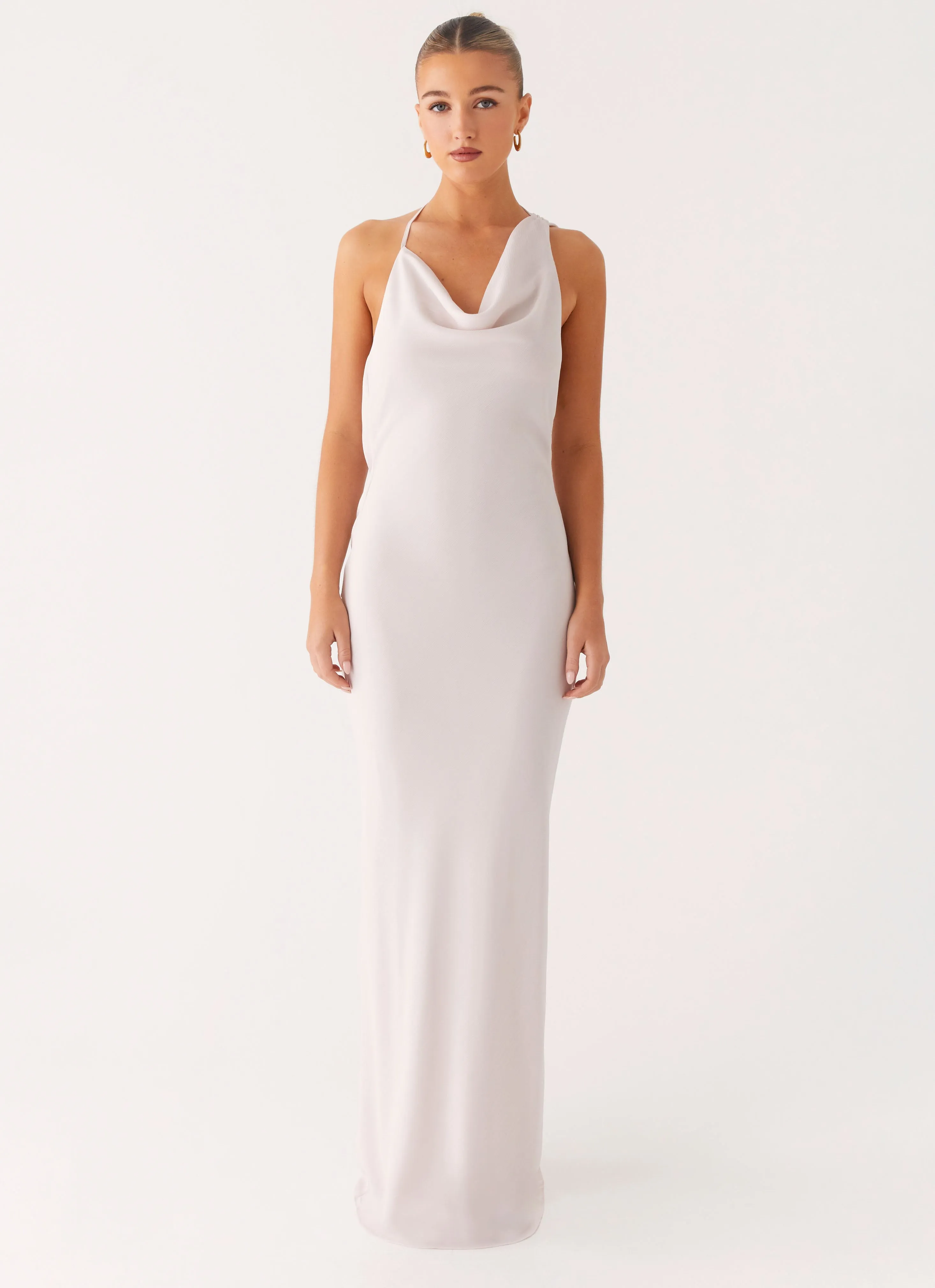 Opal Glow Maxi Dress - Off White Joyful Look