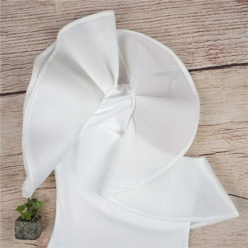 One Shoulder Ruffles Fitness Bodysuit Women Clothing Fashion Sexy Hot Slim Bodycon Jumpsuits Solid Ladies Bodysuits Rompers