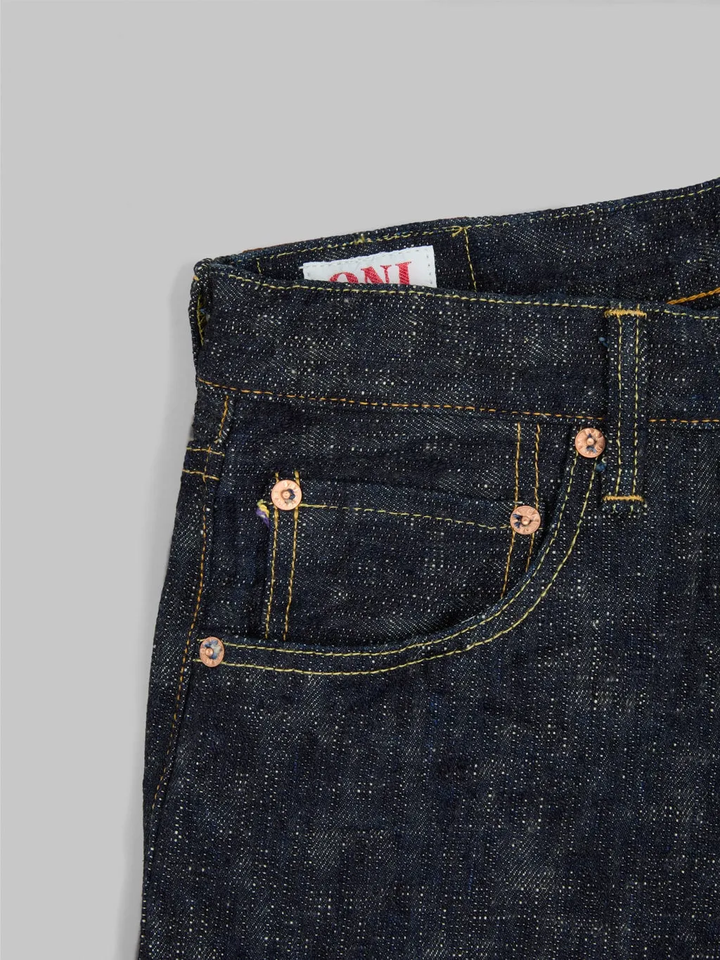 ONI Denim 902 "Kasuri" 17oz High Rise Relaxed Tapered Jeans