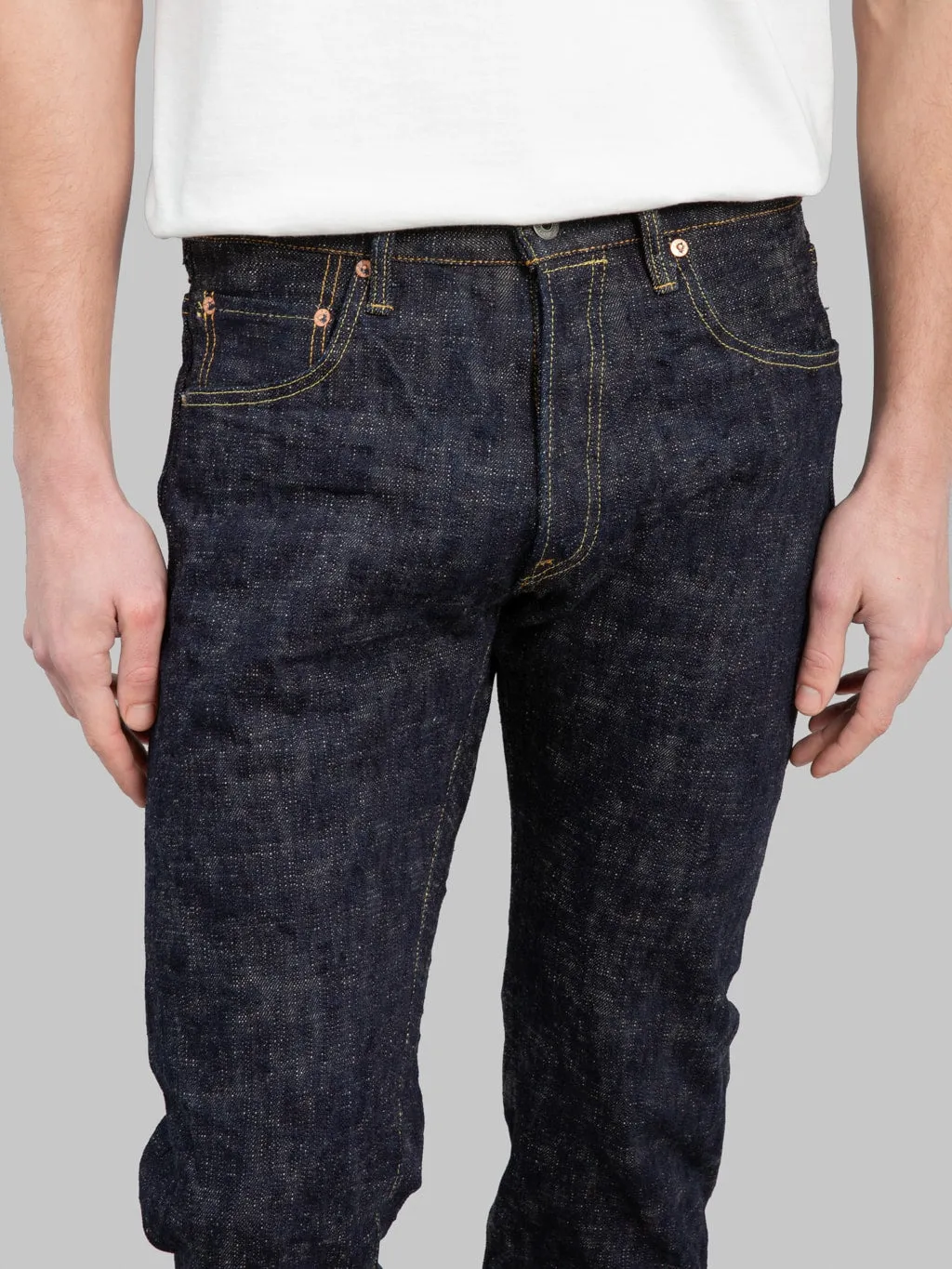 ONI Denim 902 "Kasuri" 17oz High Rise Relaxed Tapered Jeans