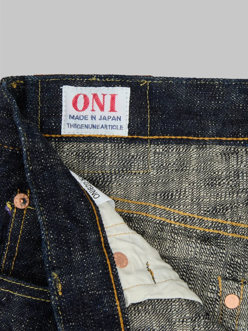 ONI Denim 902 "Kasuri" 17oz High Rise Relaxed Tapered Jeans
