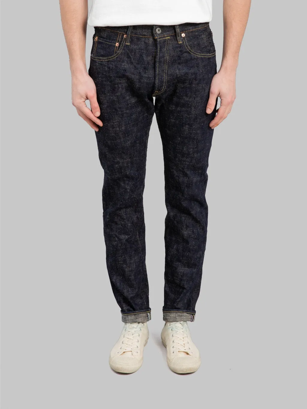 ONI Denim 902 "Kasuri" 17oz High Rise Relaxed Tapered Jeans