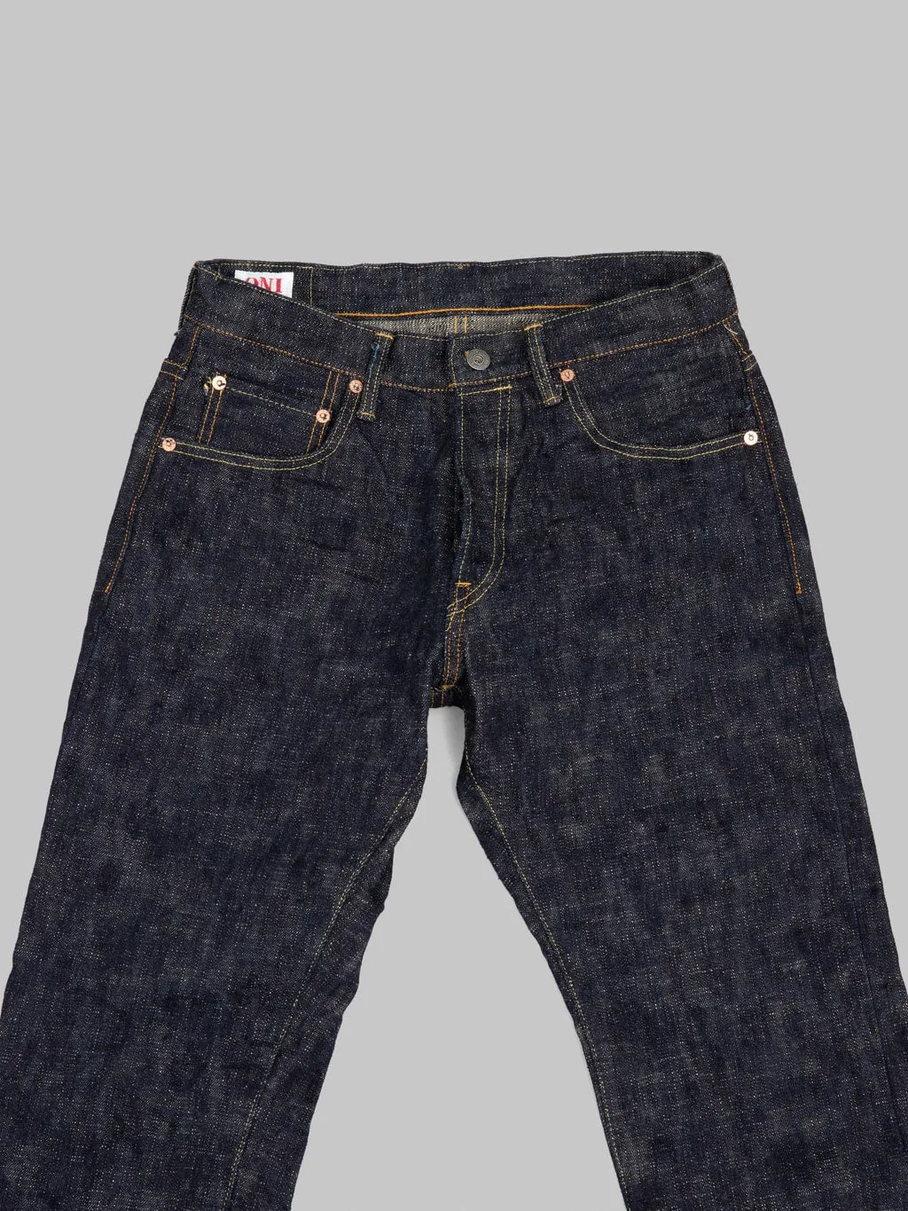ONI Denim 902 "Kasuri" 17oz High Rise Relaxed Tapered Jeans