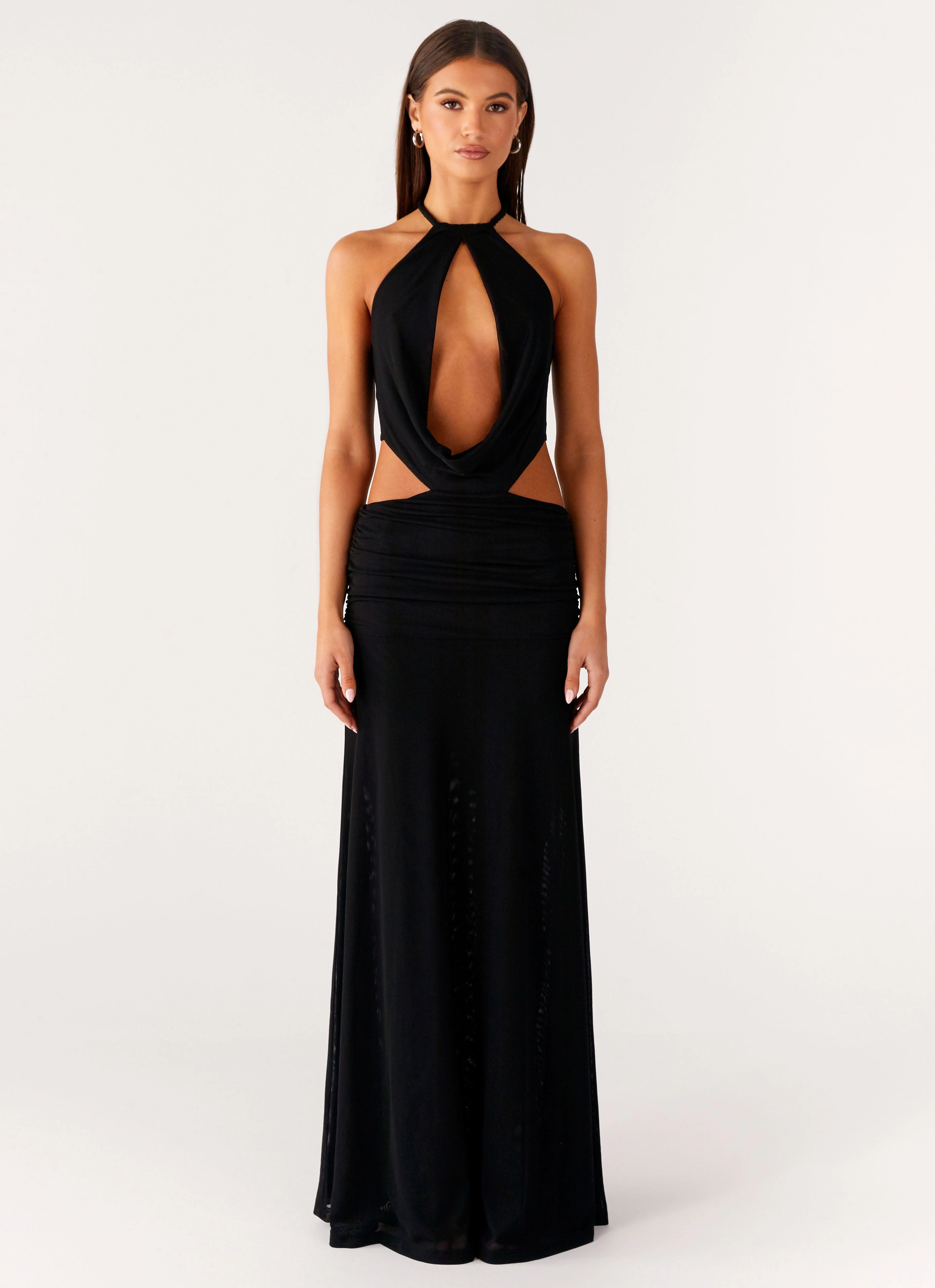 Only Love Maxi Dress - Black Tiered Skirt Comfortable and Flattering