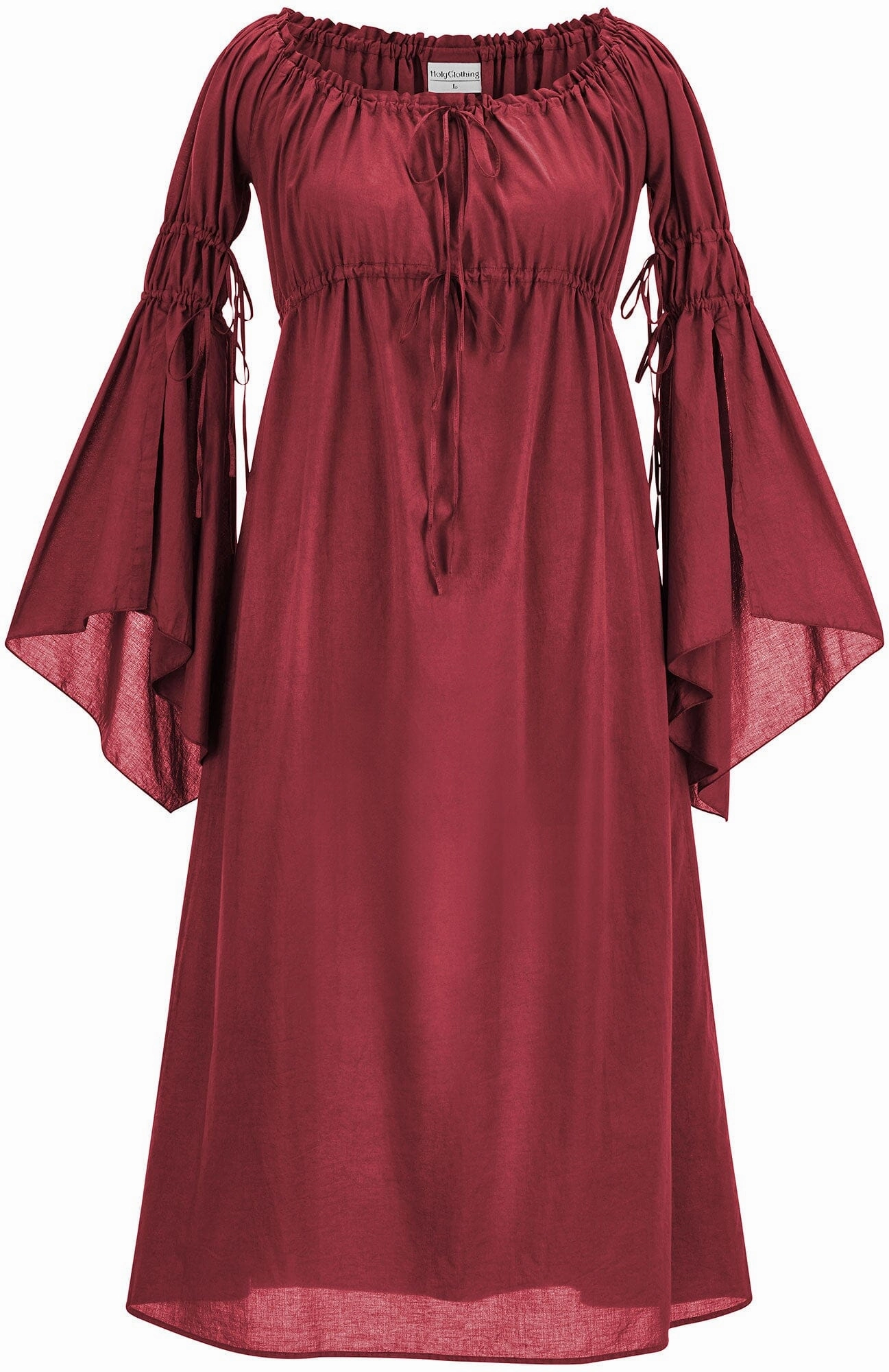 Relaxed work dress Oona Maxi Chemise Limited Edition Reds