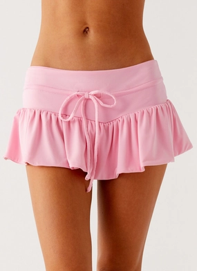Landon Mini Skort - Pink Low Bulk Design