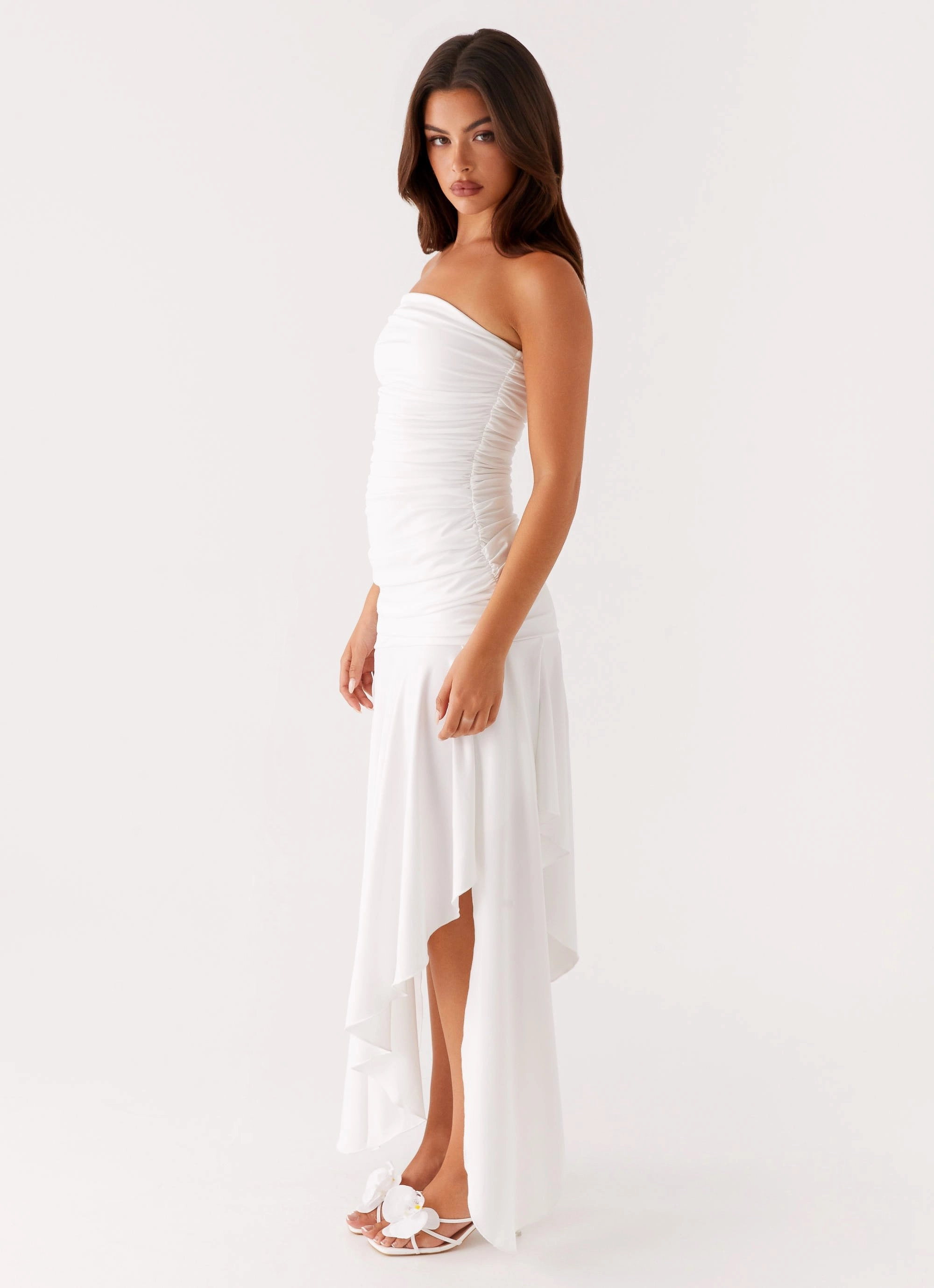 Must Have Ora Strapless Maxi Dress - White