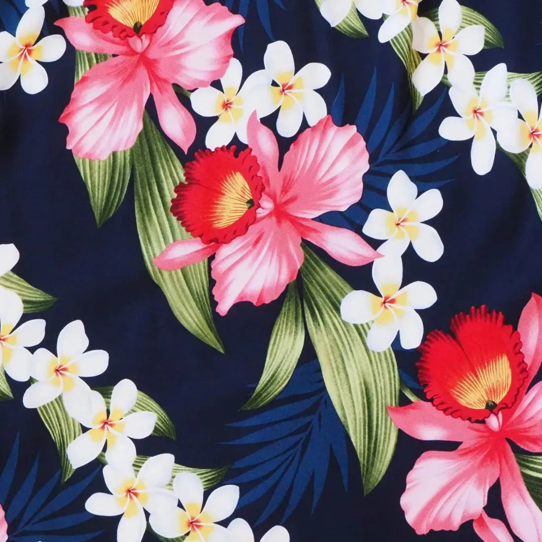 Orchid Play Blue Hawaiian Boy Shirt