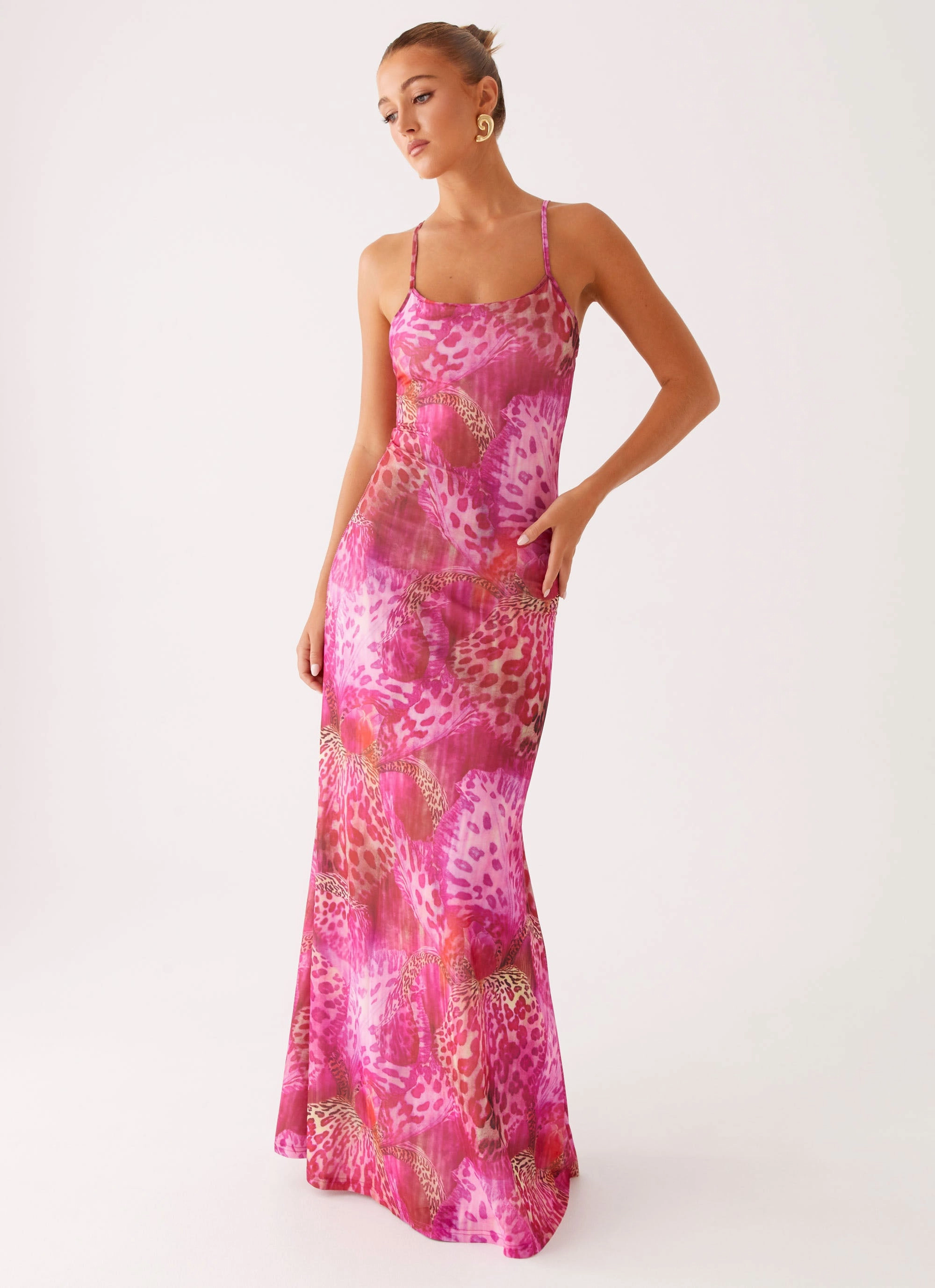 Everett Maxi Dress - Lavender Lagoon Chic Tailoring Work Favorite