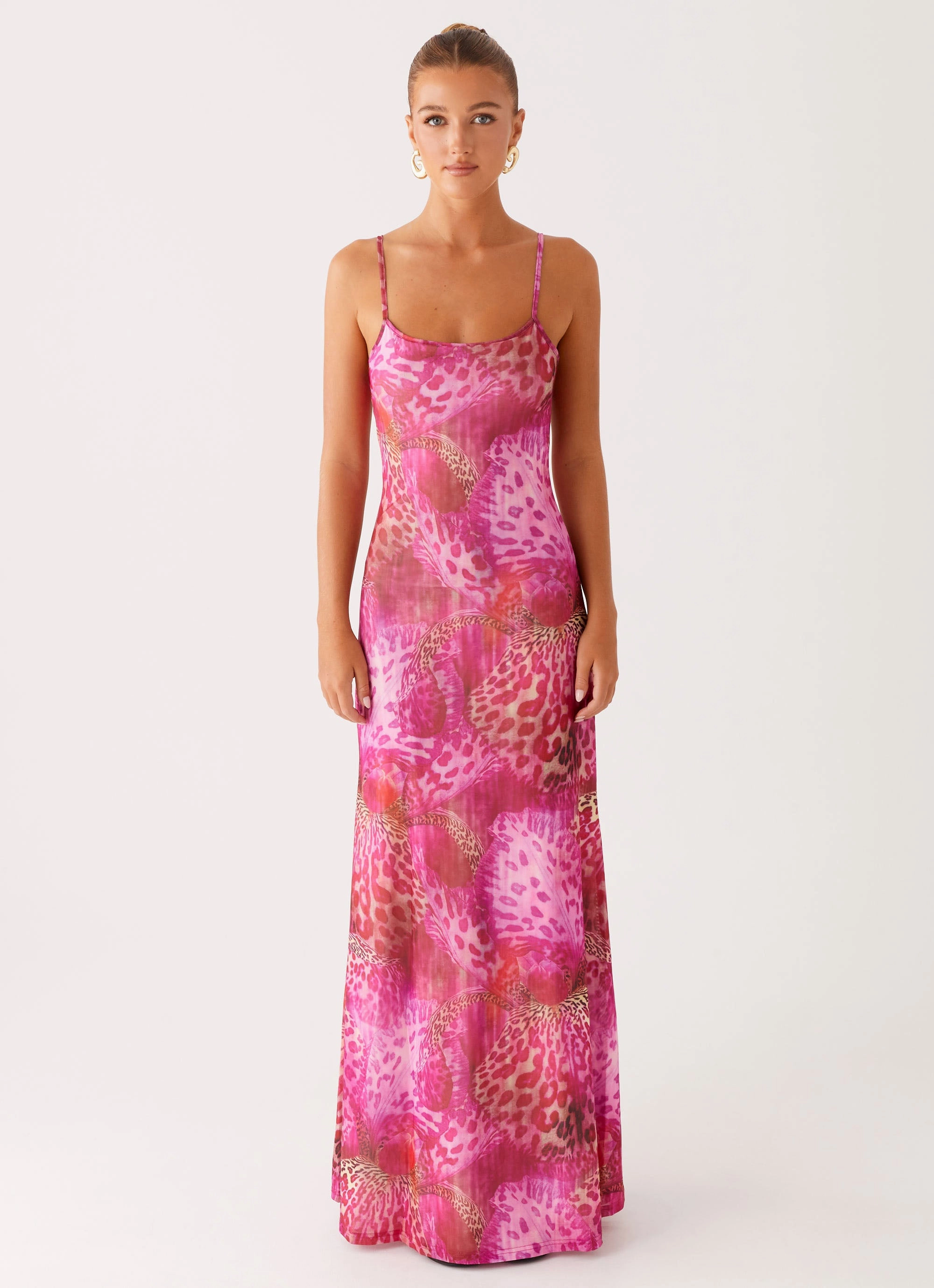 Bold Cut Everett Maxi Dress - Lavender Lagoon