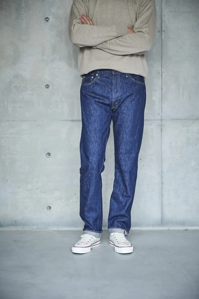 orSlow 107 Slim Fit Original Jeans - Denim One Wash