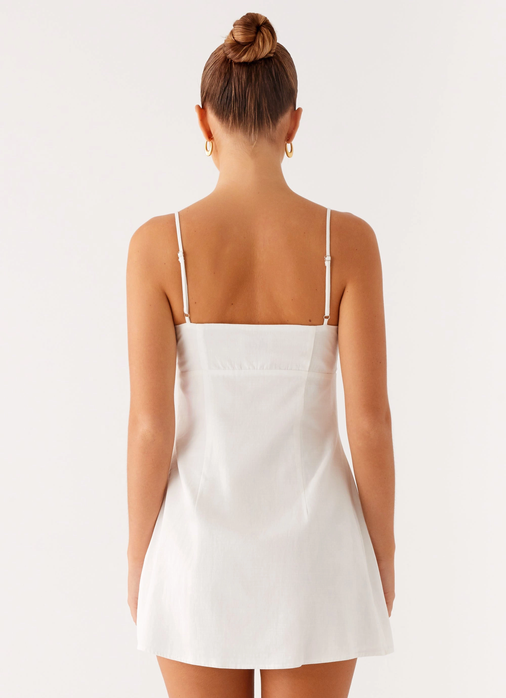 Orson Mini Dress - White Mood Comfort