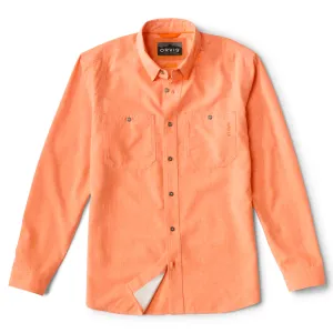 Orvis LS Tech Chambray Work Shirt / Sunset