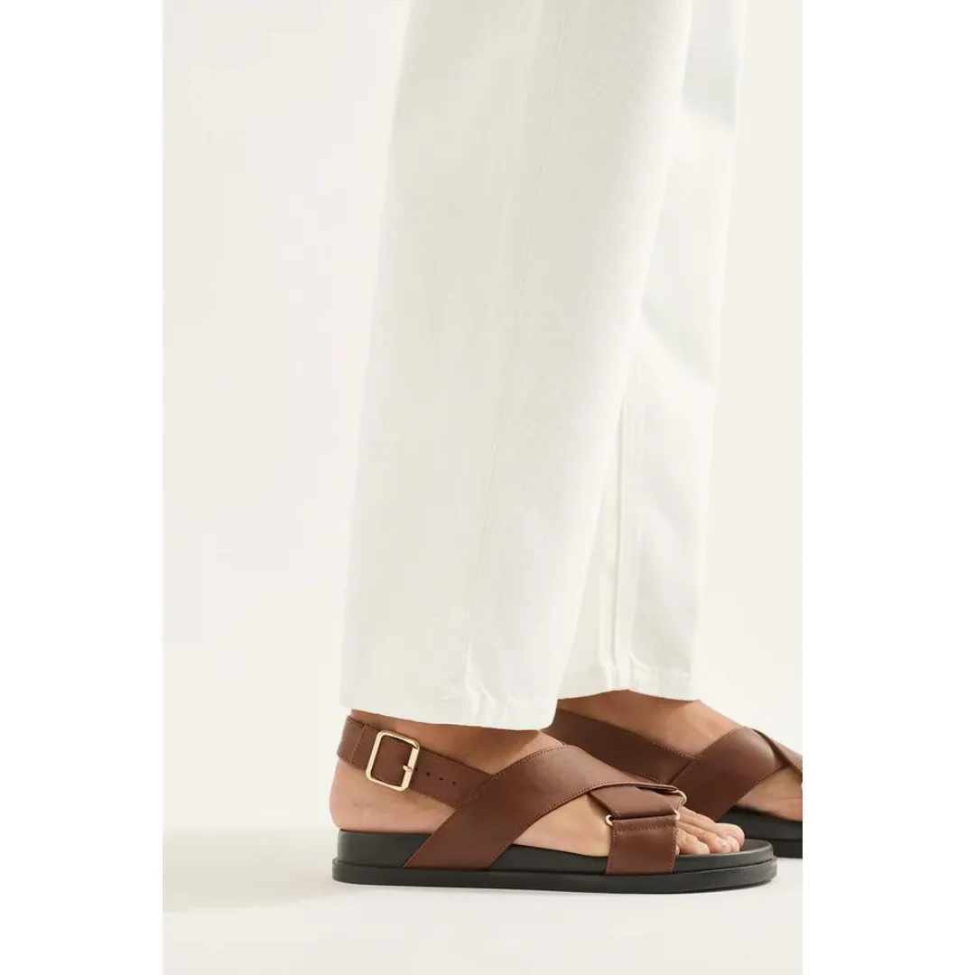 OUTLAND DENIM Elise Mid Straight Jean, Snow White Sport Wear Fit Wrinkle resistant fabric