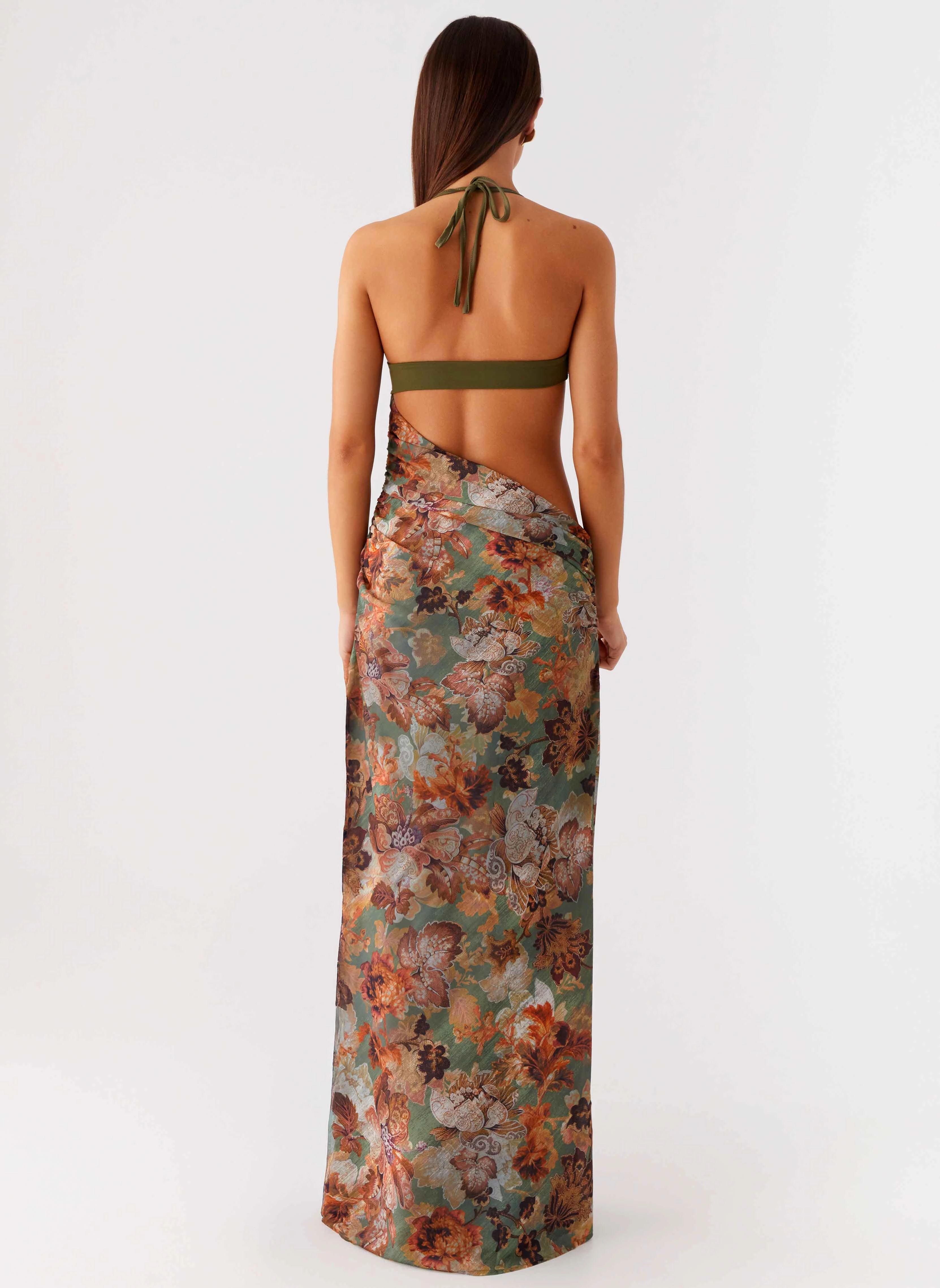 Overgrown Maxi Dress - Vintage Blossom Stylish Appearance Smart Edge