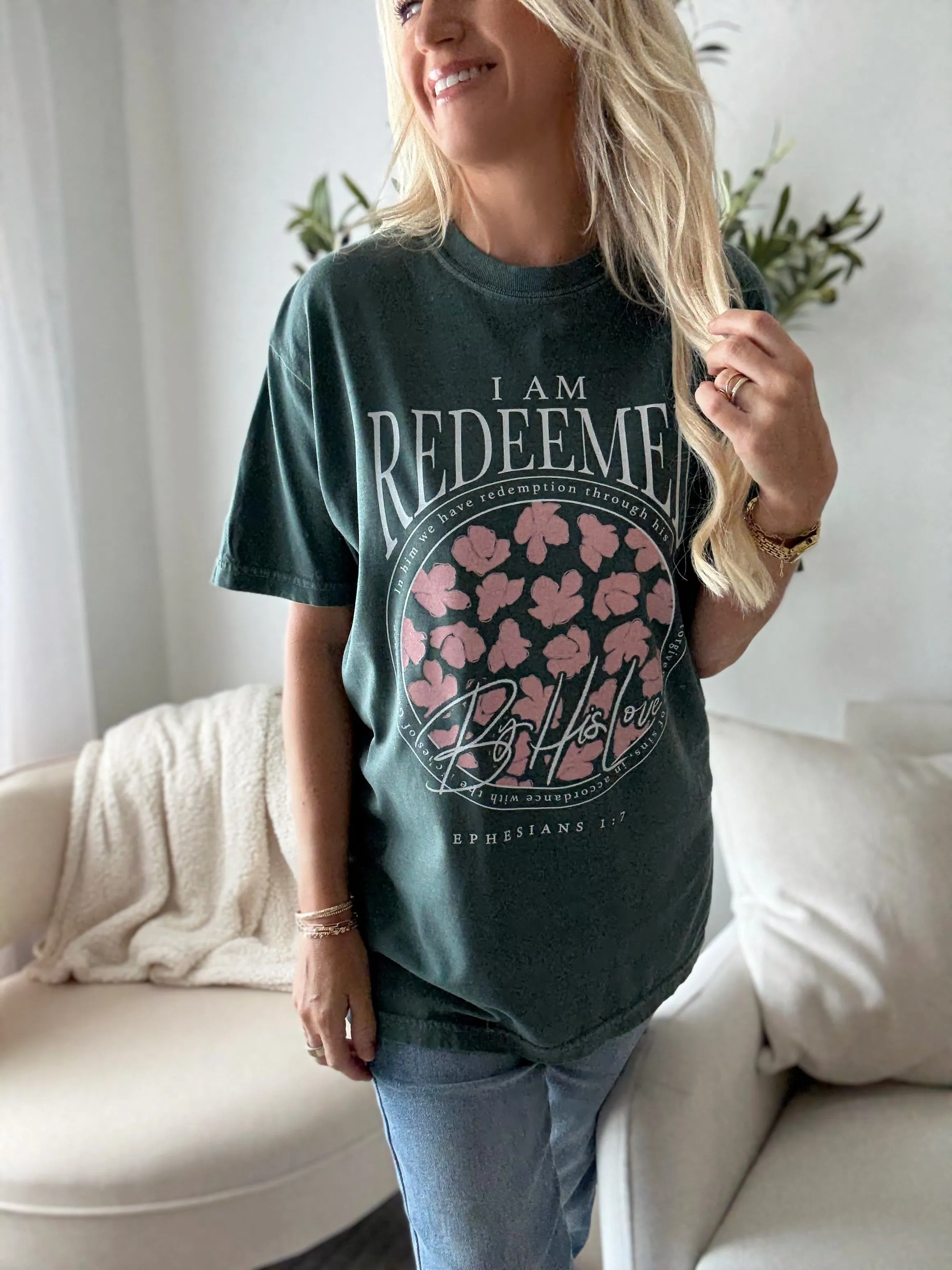 I Am Redeemed Tee ConvertibleSleeves