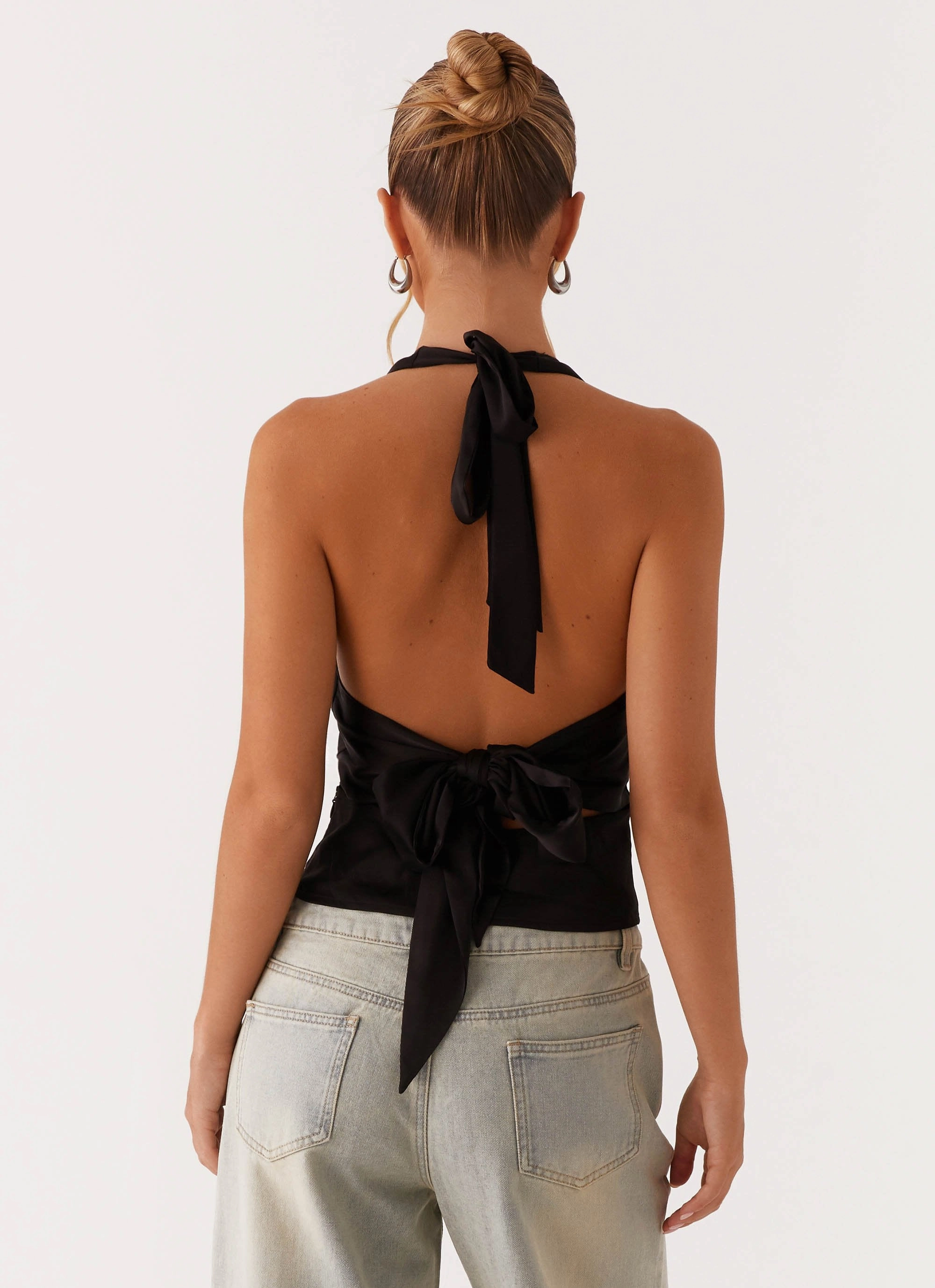 BondedShoulder Heavy Hearted Top - Black