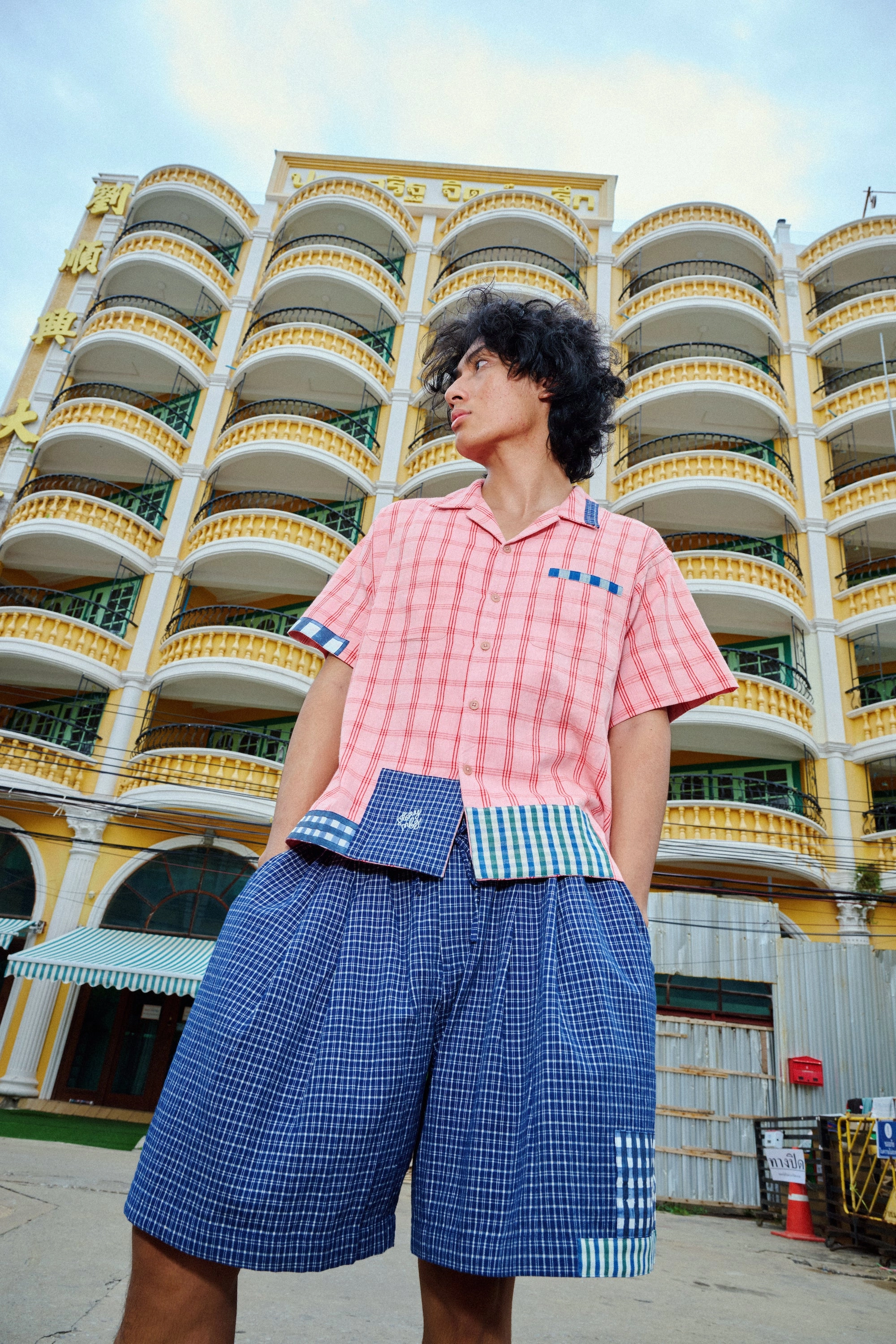 PA Shirt SS - Pink Picnic Handloom Sophisticated Style Weekend Ready