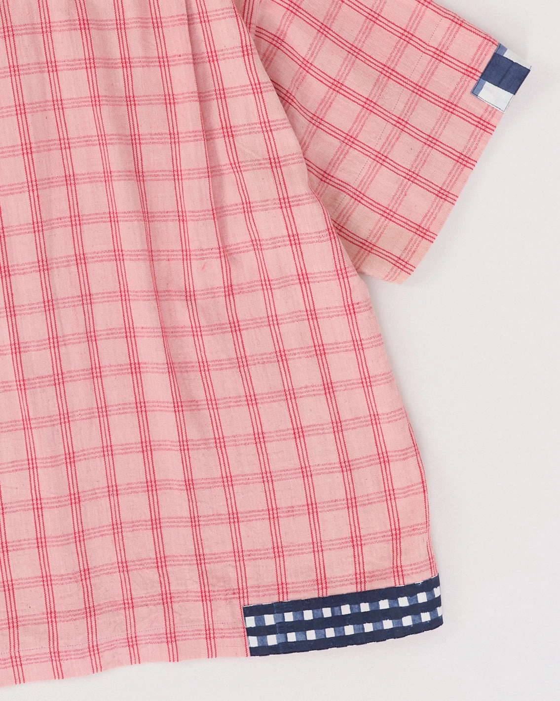 Light Coral Easy Elegance PA Shirt SS - Pink Picnic Handloom