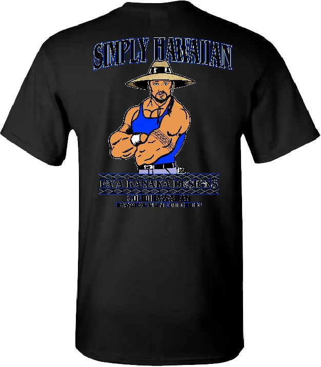 PA'A KANAKA DESIGNS Blue - PA'A MAN - SIMPLY HAWAIIAN