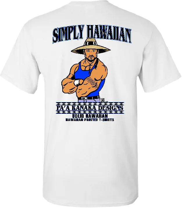 PA'A KANAKA DESIGNS Blue - PA'A MAN - SIMPLY HAWAIIAN