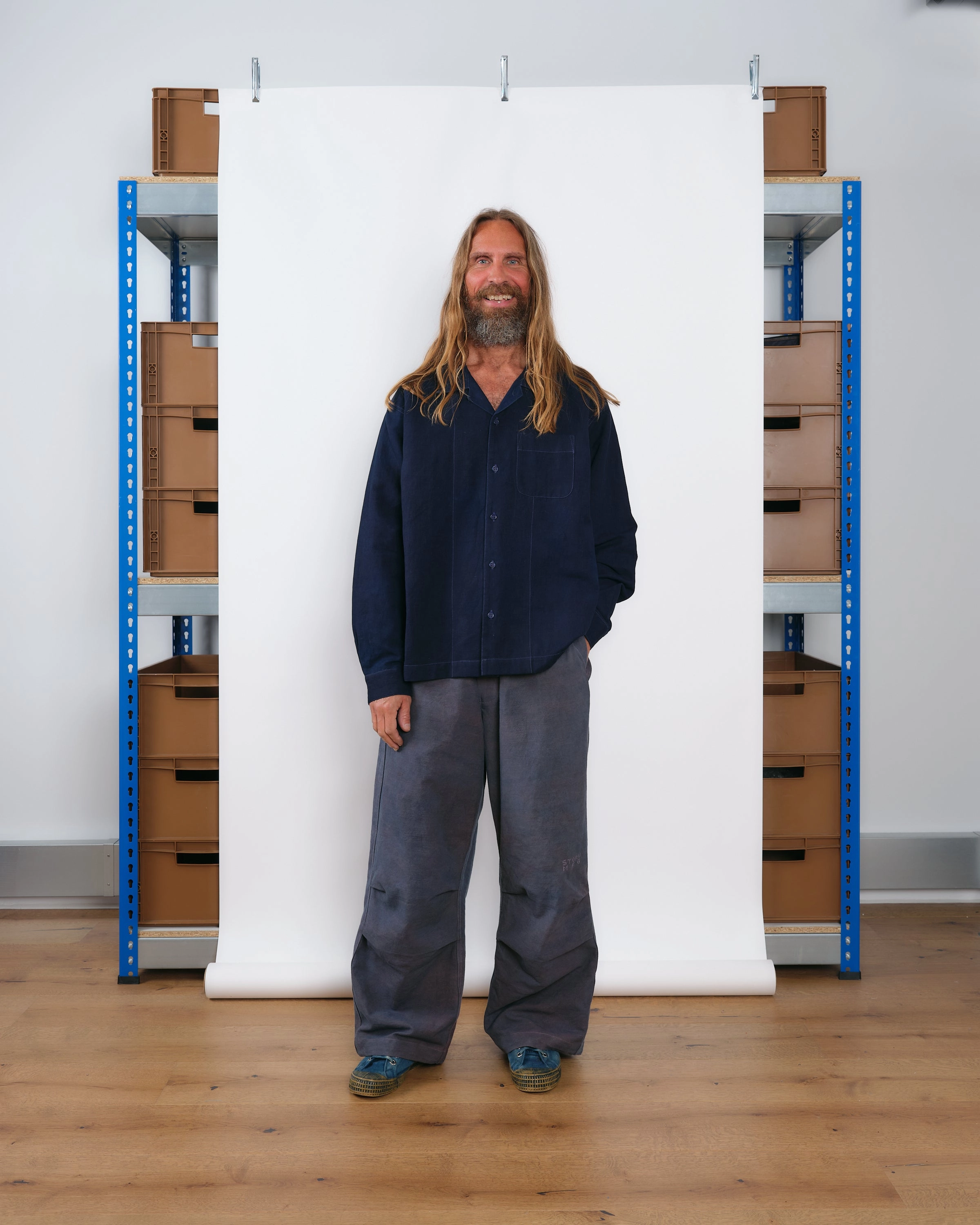 Paco Pants - Purple Slub Casual and Stylish