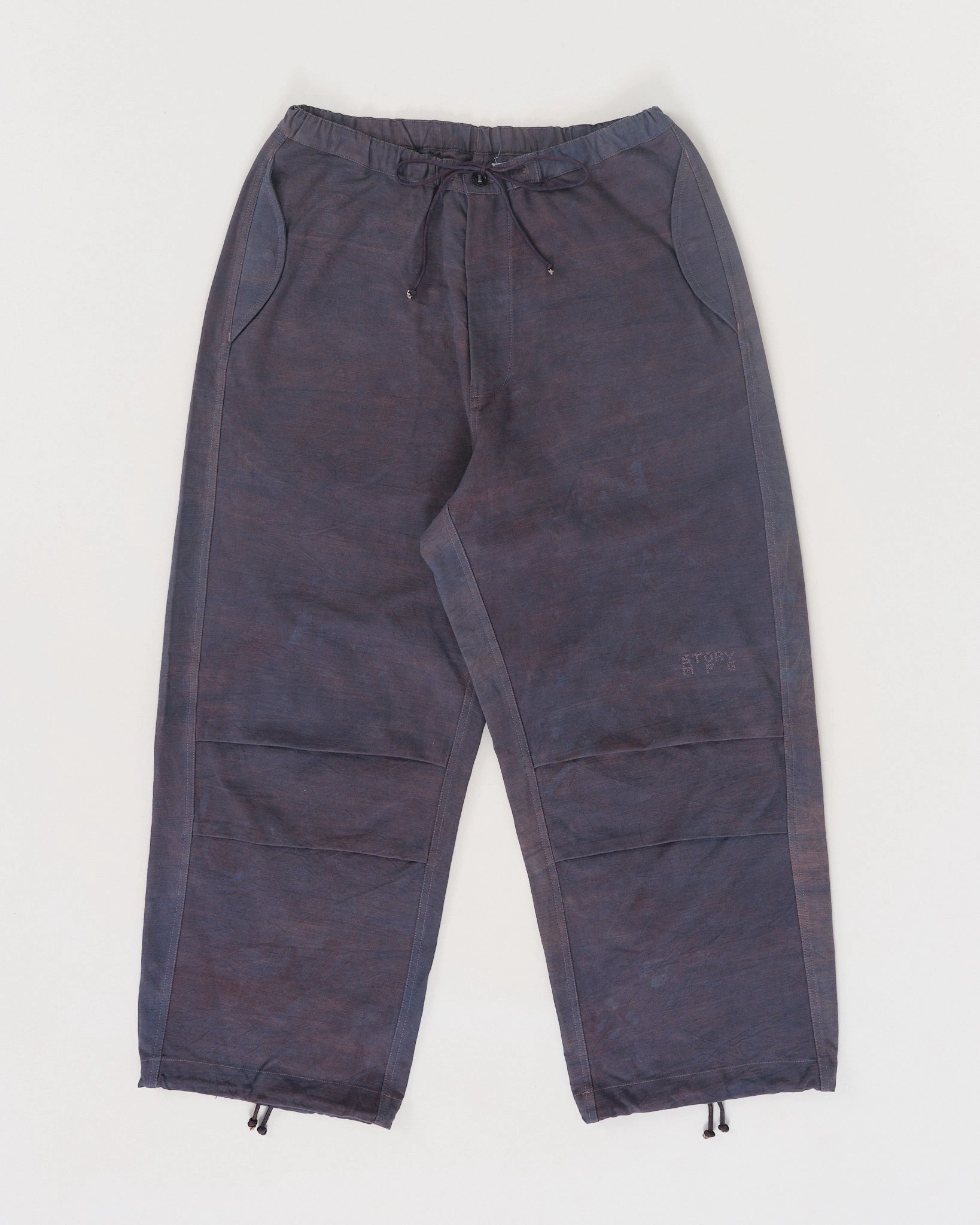 Sleek Touch Paco Pants - Purple Slub