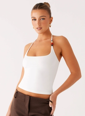 Thermochromic Color Shift Tech Palm Beach Top - Ivory