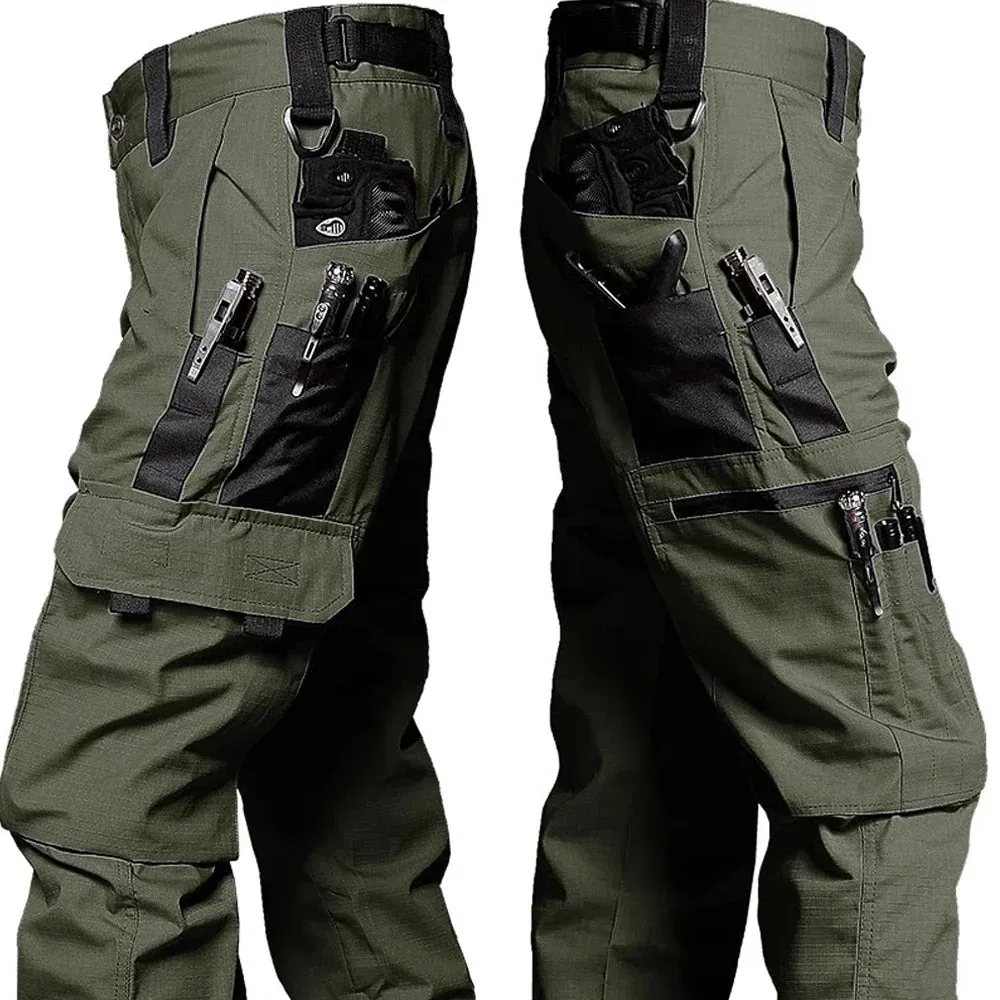 Pants: Camo Cargo Pant.  Multi-pocket Ripstop. Waterproof. Various Colors