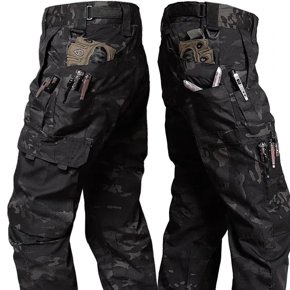 Pants: Camo Cargo Pant.  Multi-pocket Ripstop. Waterproof. Various Colors