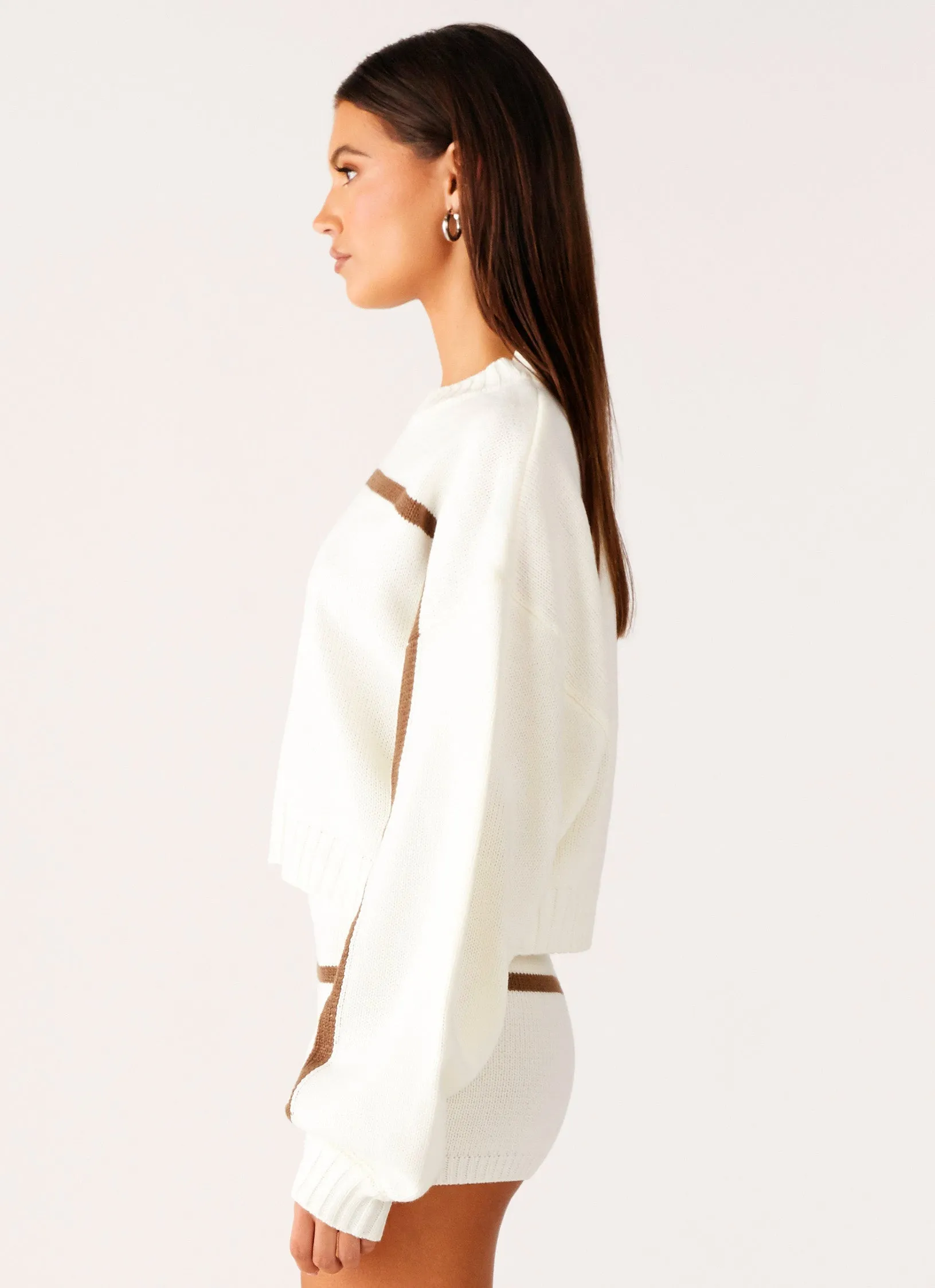 EasyCareFabric Paolo Knit Sweater - Off White