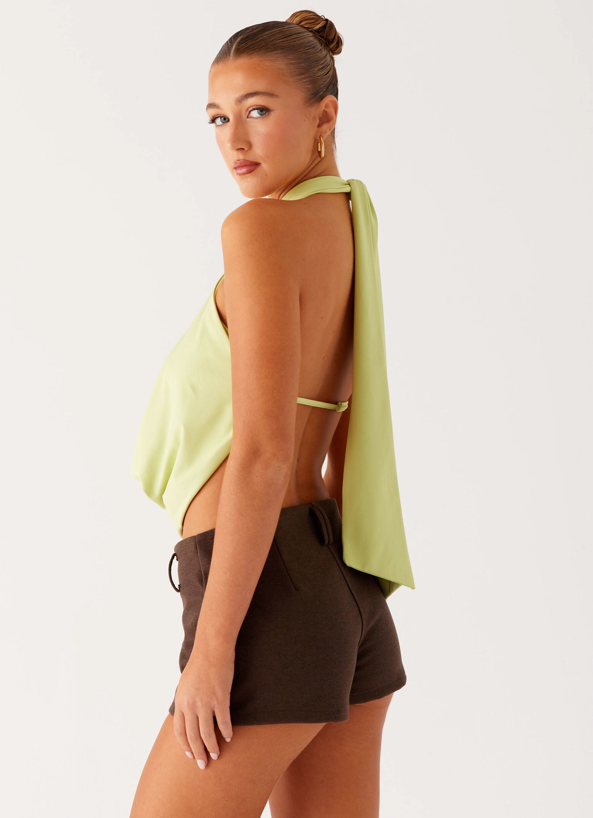 VentilatedArmholes Fashionable Fit Paradisa Top - Green