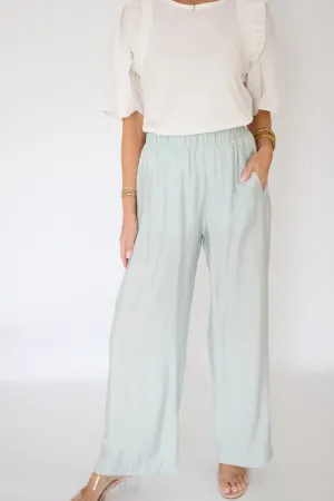 Body Aligned Daily Style Paris Lounge Pant - Aquamarine (FINAL SALE)