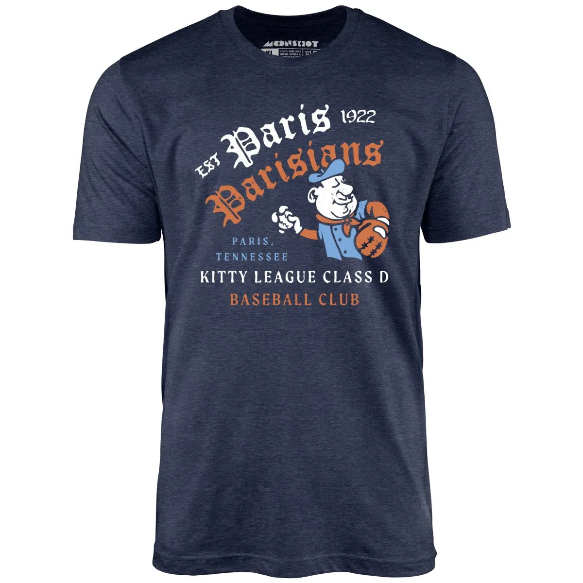 Paris Parisians - Tennessee - Vintage Defunct Baseball Teams - Unisex T-Shirt