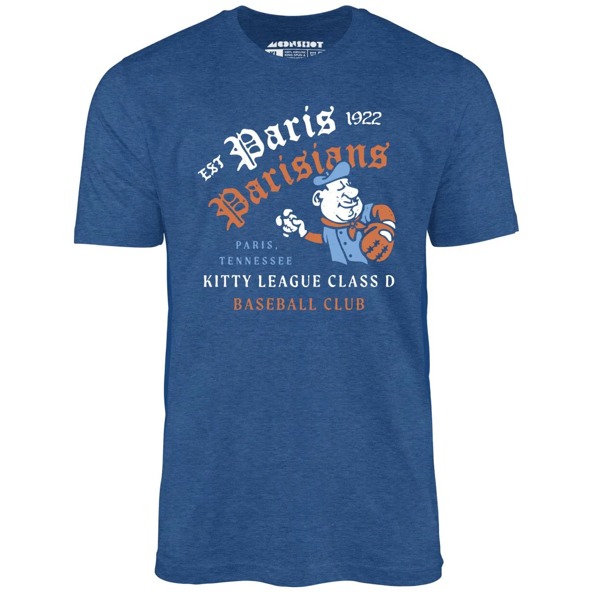 Paris Parisians - Tennessee - Vintage Defunct Baseball Teams - Unisex T-Shirt