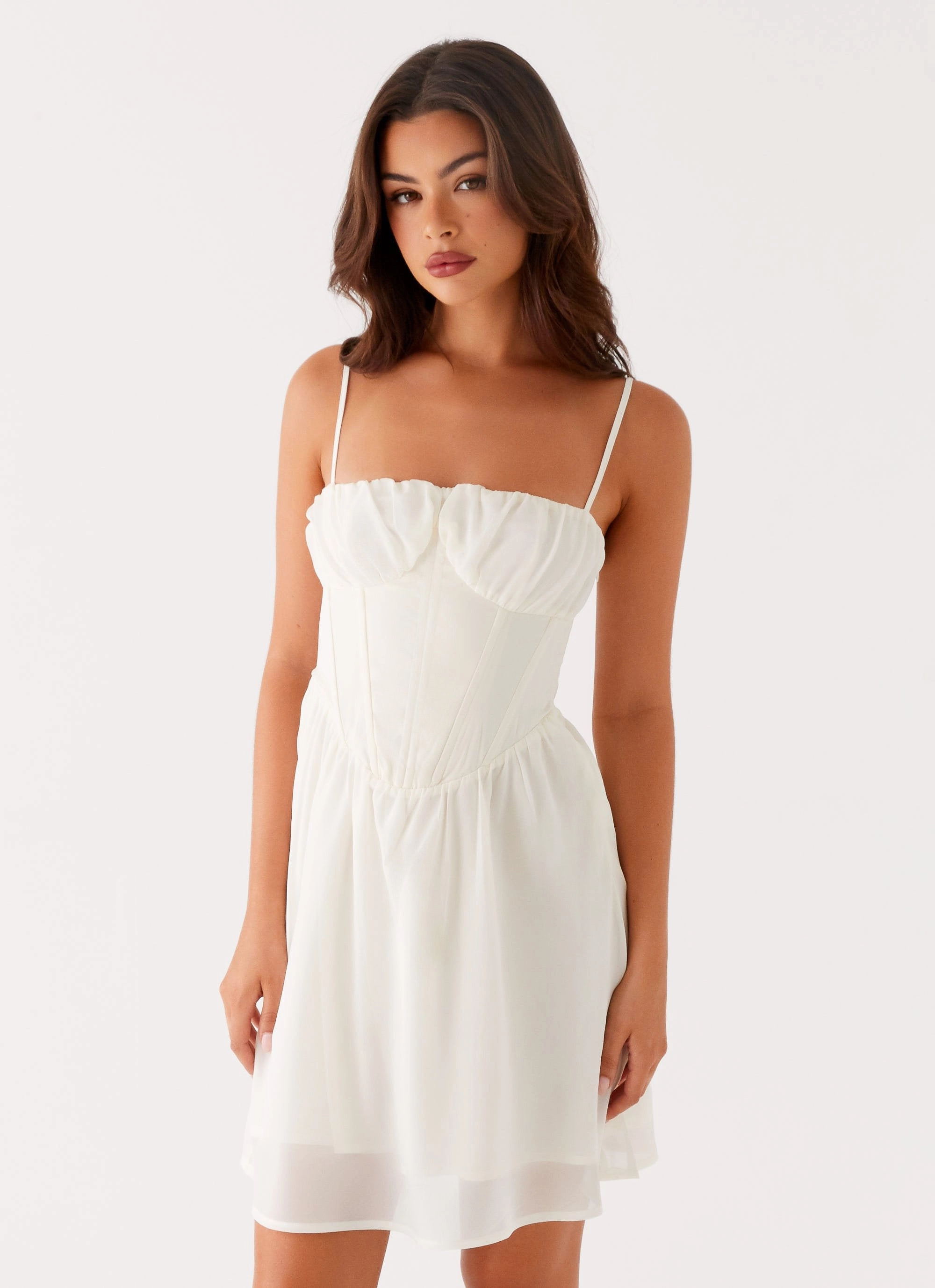 Easy Pairing Harmony Mini Dress - Ivory
