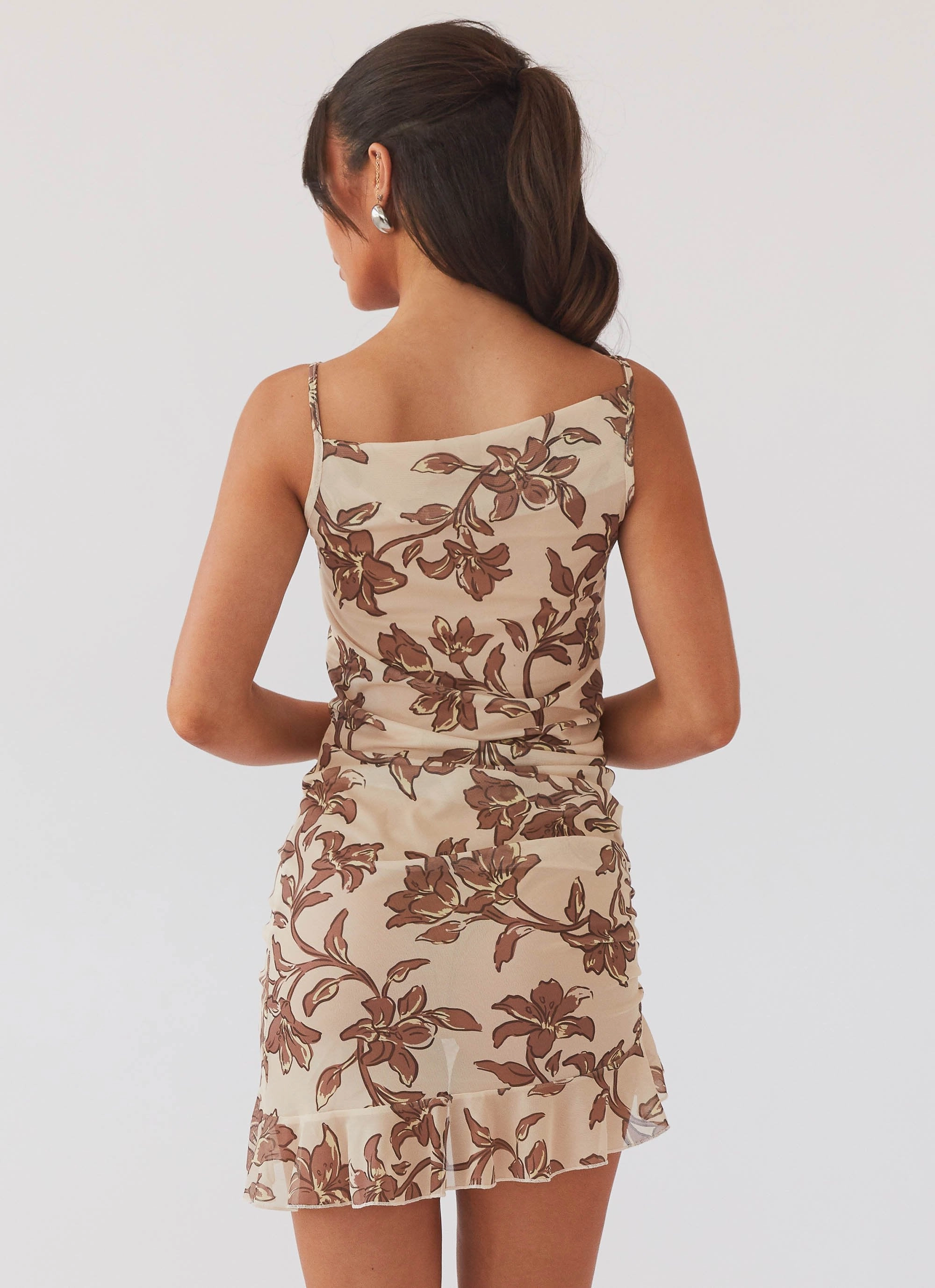 Back-Zip Pass The Prosecco Mini Dress - Hazel Bloom