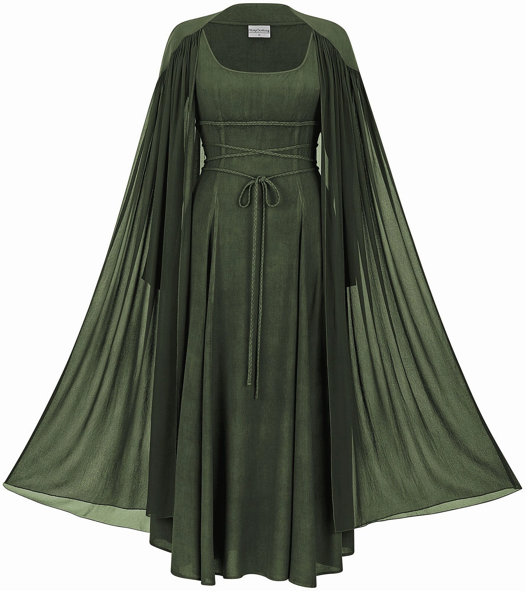 Leia Maxi Limited Edition Moss Green Mesh-Detail
