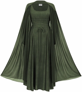 Fashion Forward Flattering Lines Leia Maxi Limited Edition Moss Green