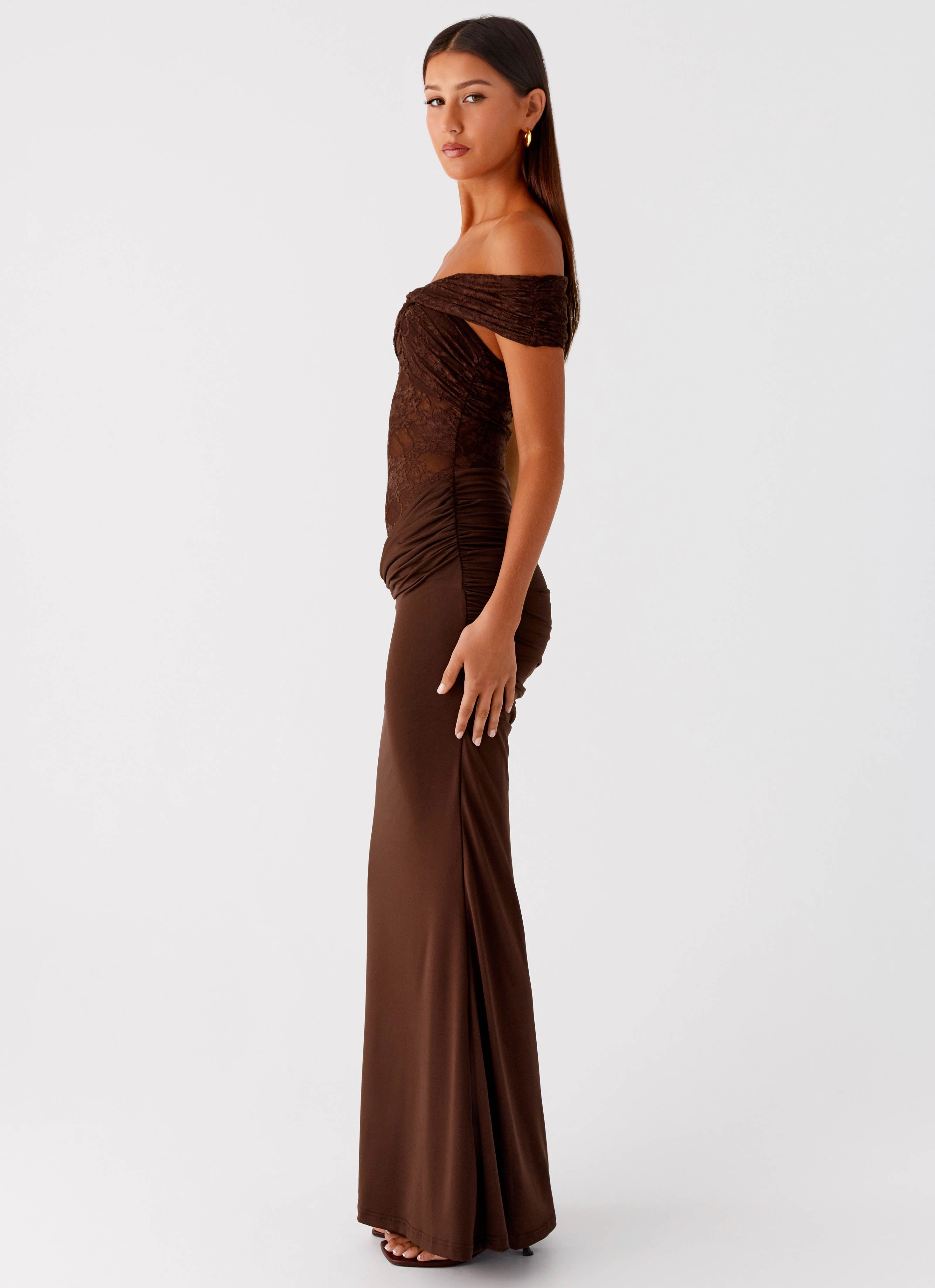 Smooth Layers Either Way Maxi Dress - Chocolate