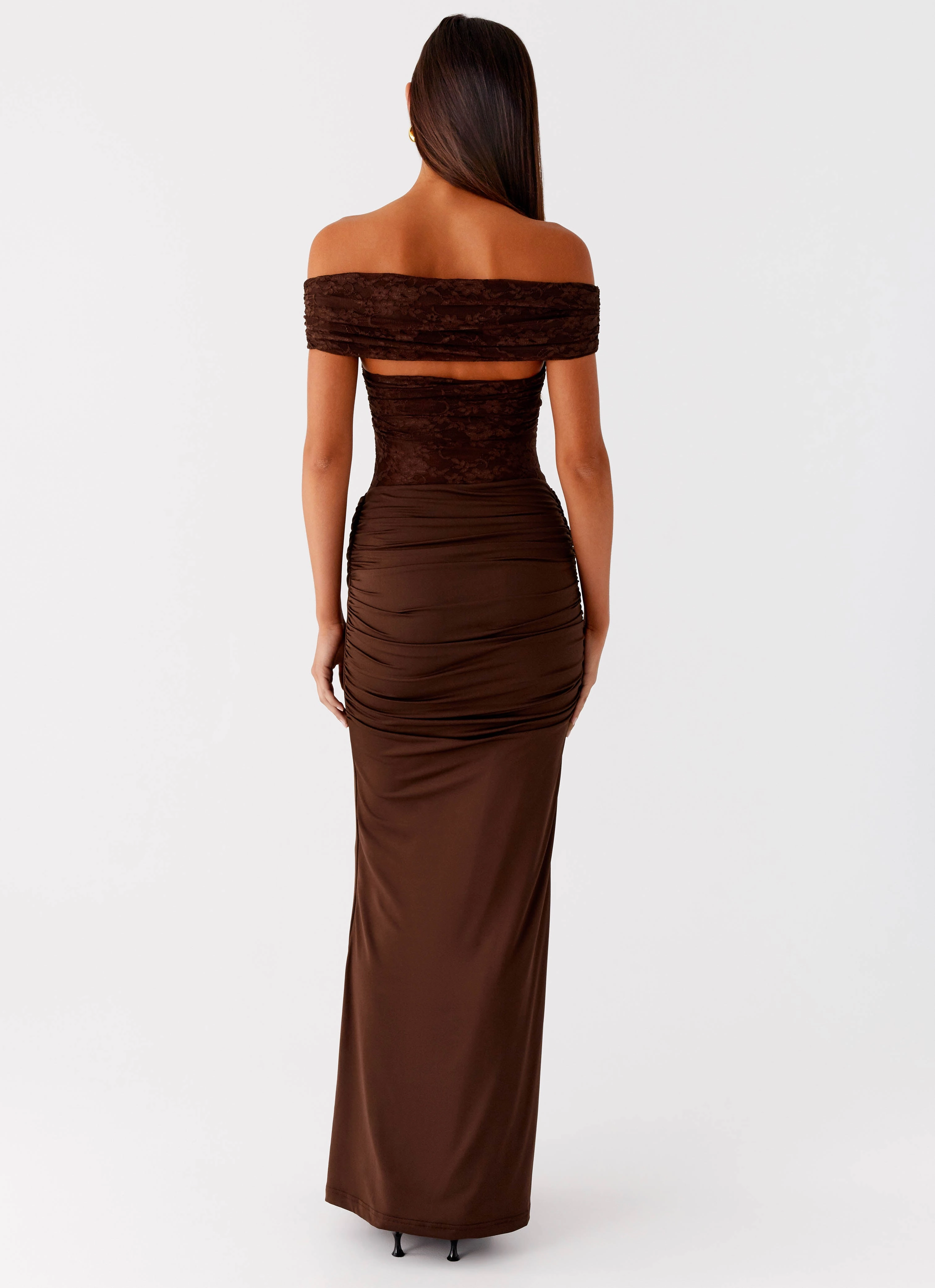 Either Way Maxi Dress - Chocolate Tall-Fit Evening-Wear