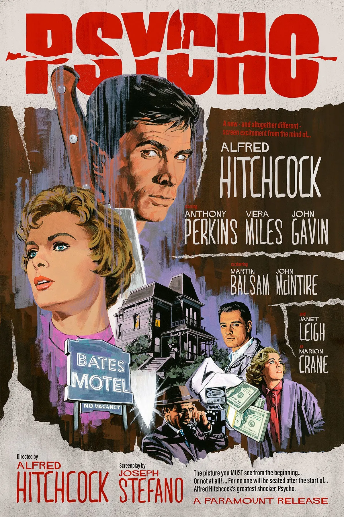 Paul Mann - "Psycho" print