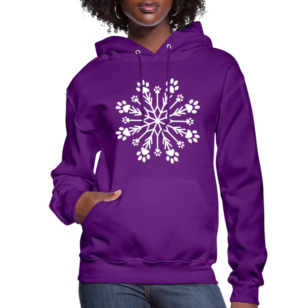Paw Snowflake Contoured Hoodie