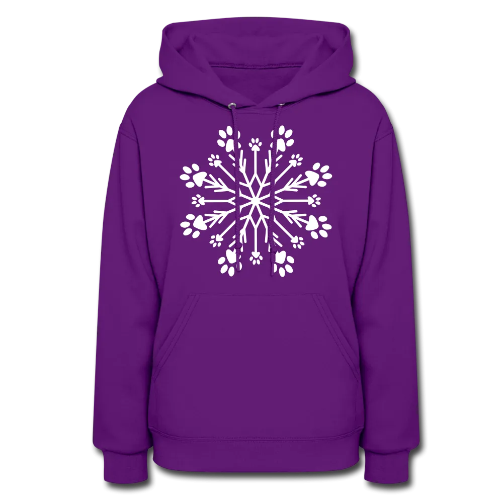Paw Snowflake Contoured Hoodie